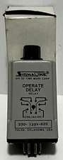 Signaline 330-120V-60S Operate Delay Timer 98032202 2506 120VAC 0-60-SEC. 8-PIN