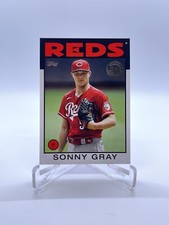 Sonny Gray 2021 Topps Series 1 1986 35th Anniversary Insert Reds #86B-72