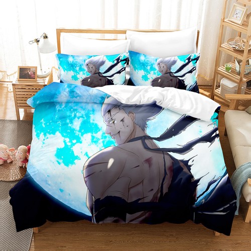 Anime One Punch Man Duvet Cover Sets Pillowcase Bedding Set Home Textile Gift - Picture 24 of 36