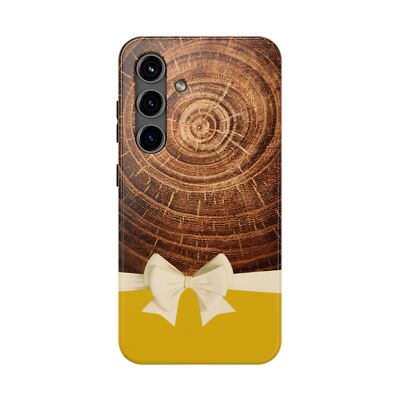 Countrycore Woodgrain Mustard Yellow, Bow Tough Phone Case Iphone Samsung Galaxy