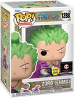 Funko Pop! Vinyl: One Piece - Zoro (Enma) (Glows In The Dark) - Chalice...