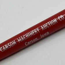 VTG Ballpoint Pen Carson Machinery Auction Co. Carson IA
