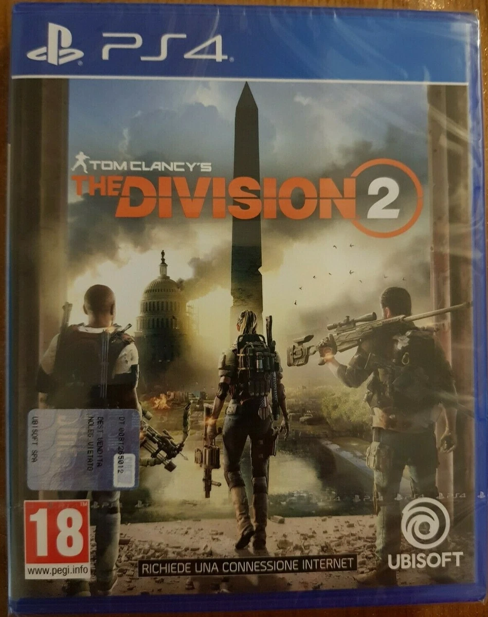 Tom Clancy S The Division 2 Ps4 New Sealed Italian case