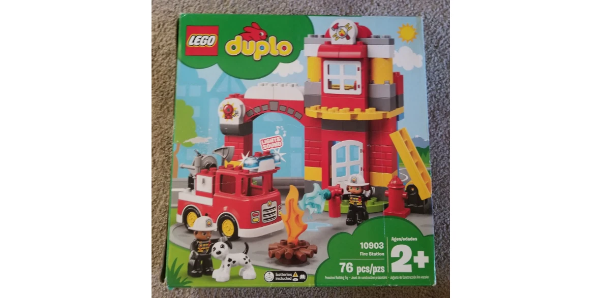 LEGO DUPLO Fire Station (10903) Building Blocks 76 Pcs Retired Set 673419301923 | eBay