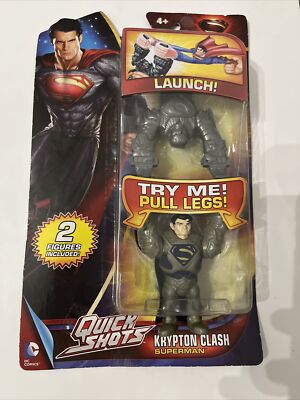 MAN OF STEEL, QUICK SHOTS Krypton Clash SUPERMAN, NEW IN PACK, 2013