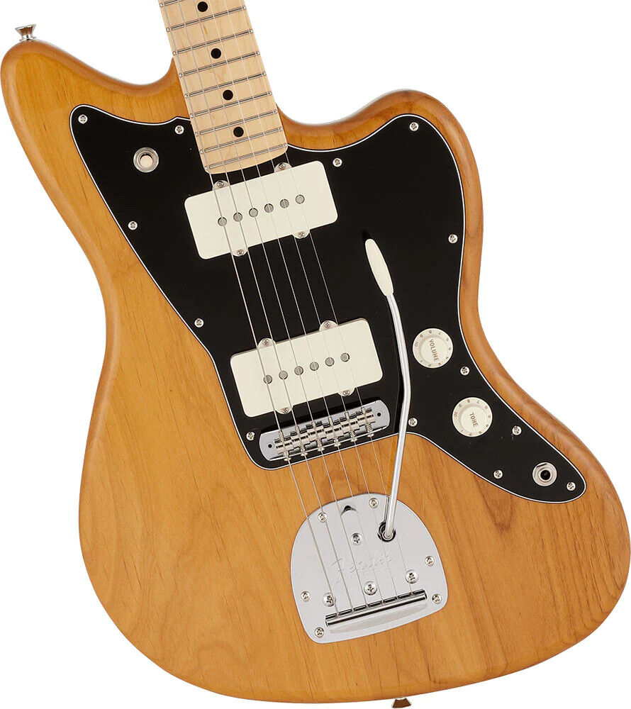 Fender Made in Japan Hybrid II Jazzmaster Maple Vintage Natural Electric  Guitar