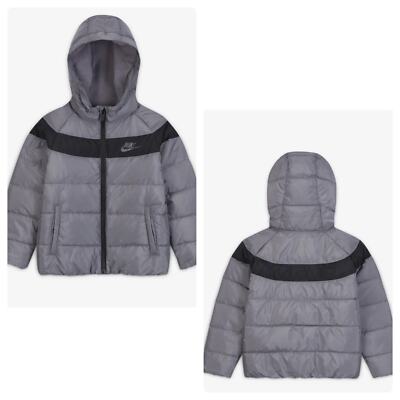 Nike NSW Filled Jacket in Gun Smoke