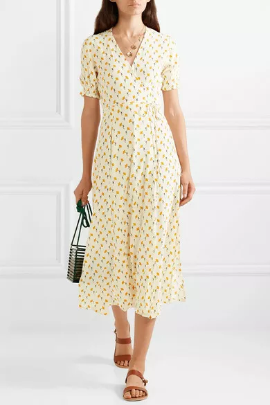Faithfull hana top wrap dress