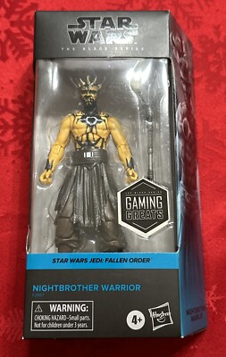 Black Series Gaming Greats Fallen Order Night Brother Warrior 6'' Figure NEW