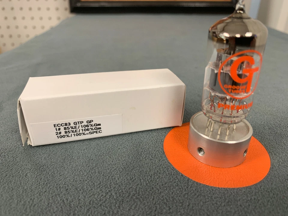 1X tubo de ranhura 12AX7 / ECC83 - Amplitrex verificado - devoluções de 30 dias - Imagem 3 de 3
