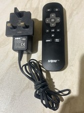 NOW TV remote and power adapter