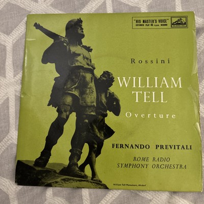 FERNANDO PREVITALI WILLIAM TELL OVERTURE (135) 2 Track 7'' Single plus Picture Sl