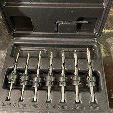 Parkside Countersink Drill Set 7 Piece With Case
