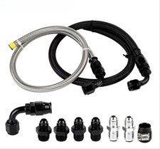Universal Power Steering Hose Kit Pressure Return Line For Gm Ls Swap 1950-2000