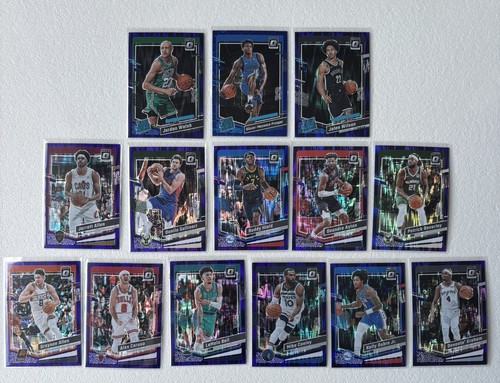 2023-24 Donruss Optic Purple Shock Prizm, Rated Rookie Prizm - LOT(14)