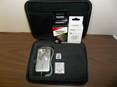 Sony Cyber-shot DSC-W710 16.1MP Digital Camera, 2 Batteries Charger SD16Gb Case