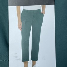 Kirkland Women's Size 6 Travel Pant Green Nylon Blend e1018