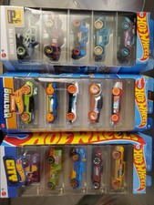 Set Of 3 Hot Wheels 164 5-car Pack - New In Package