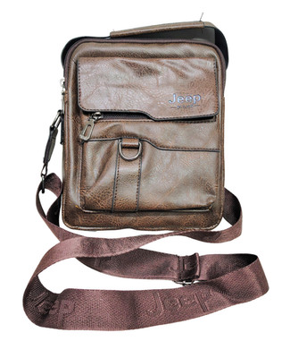 Jeep Buluo Shoulder Messenger Bag Faux Leather Cross body Adjustable Strap