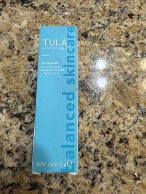 TULA So Smooth Resurfacing & Brightening Enzyme Mask | Full Size 1.76oz/50g NEW!