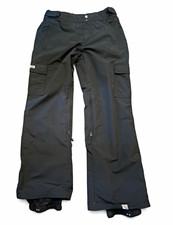 Roxy Black Snow Pants Women s Small Insulated Ski Snowboard Waterproof Cargo