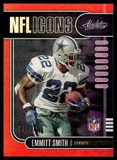 2019 Panini Absolute NFL Icons Spectrum Red Emmitt Smith 038/100 #4