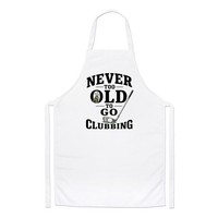 Gift Base Golf Chefs SchüRze Weiß 100% Polyester 86X60Cm Geburtstag Vatertag BBQ