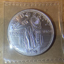 1 Ounce Silver Standing Liberty Silver Round .999 67.00 per troy oz