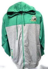 Mens Fanatics University Oregon Ducks NCAA Grey Green Big & Tall Zip Up Jacket