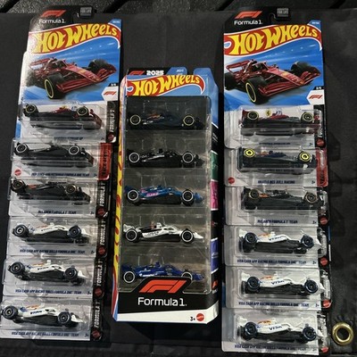 ⭐️2026 Hot Wheels F1 Scuderia Ferrari, Mclaren, Visa, Oracle