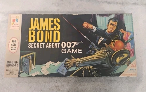 VINTAGE 1964 James Bond  Secret Agent 007 Game by Milton Bradley VHTF