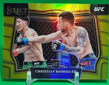 2023 Panini Select UFC Christian Rodriguez Rookie RC Gold Prizm /10 🔥🔥🔥