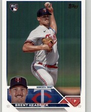 2023 Topps Update Brent Headrick Rookie #US54 RC Minnesota Twins