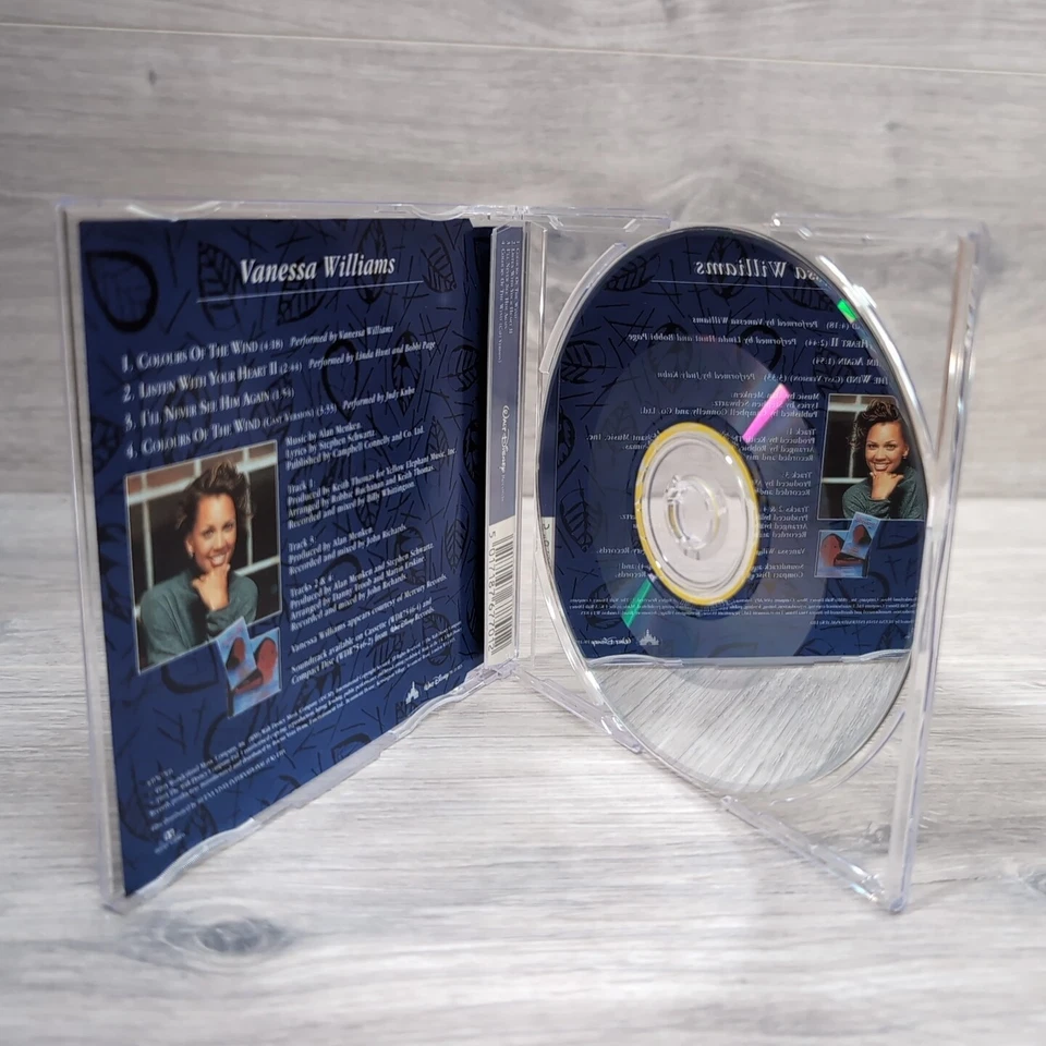 Vanessa Williams - Colours Of The Wind - CD Single - Pocahontas - 1995 Disney VG Foto 2 de 4