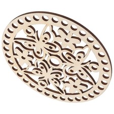 2 szt. szydełkowe dno kosza podstawa tkactwo drewno do dziania