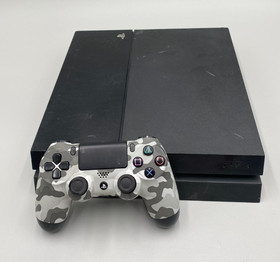 Sony PlayStation 4 PS4 CUH-1115A 500GB Black Gaming Console + BLK Camo Control C