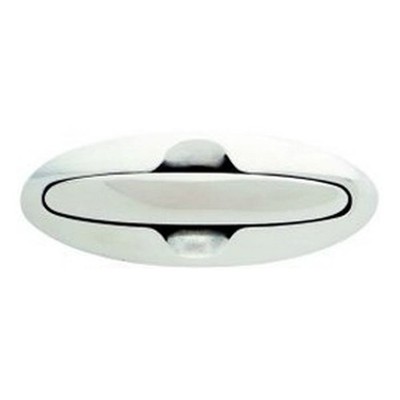Single 4.5'' Length Silver Stainless Steel Stud Mount Boat Rope Cleat