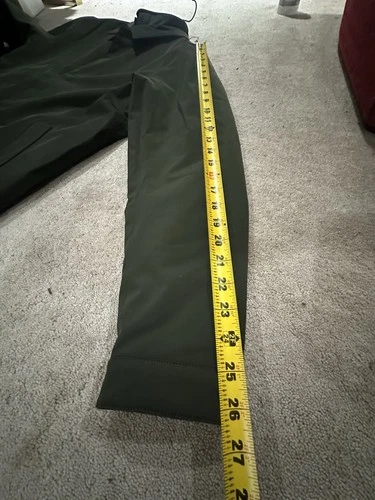 NN07  no nationality Men Green Primaloft Insulated Mid-Length Coat XL Zip/Button image 18