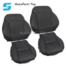 2006-13 For Lexus IS250 IS350 Driver+Passenger Bottom+Top Leather Seat Cover 4x