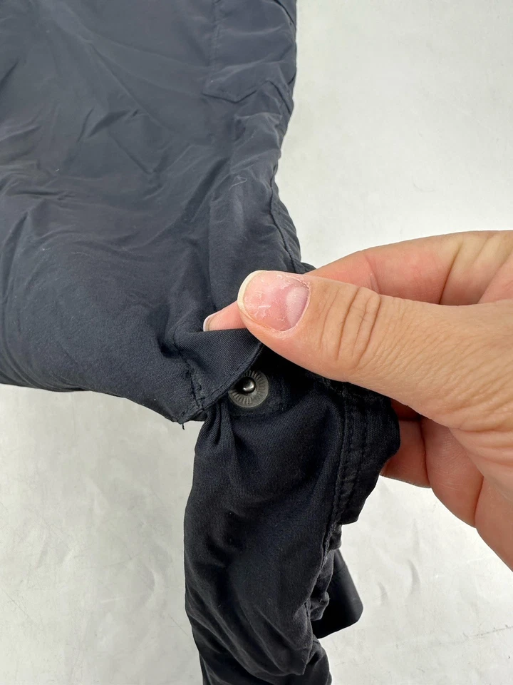 Duluth Trading Women Plus Size 26W Outdoor Black Pants Rolled Tab 30” Inseam B19 - Image 4 of 4