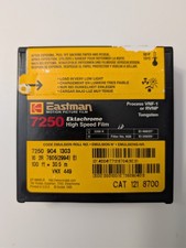 Kodak 7250 Ektachrome High Speed Film Color 16mm 100' ft Daylight Spool Dbl Perf