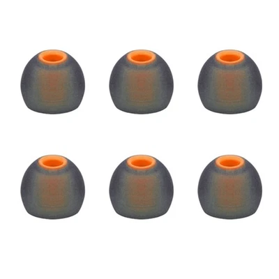 6pcs Replacement Silicone Earbud Covers Noise Isolation Designing Soft Ear buds - Image 1 of 4
