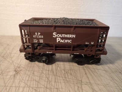 Southern Pacific Brown Coal Ore Hopper Car with Load 671303