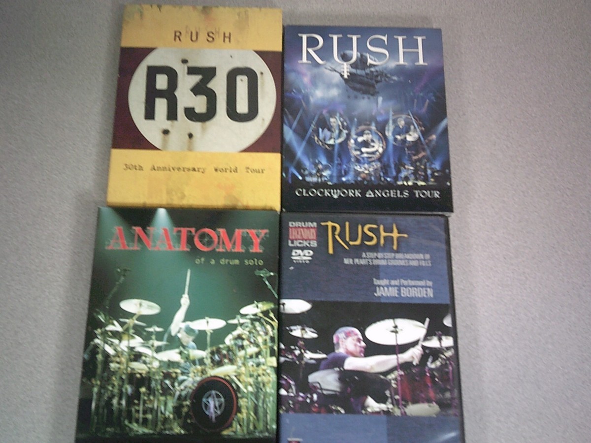 Rush Music DVD Lot (5) Replay X3/ Clockwork Angels Tour & More! | eBay