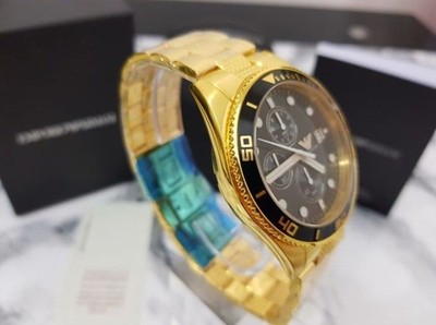 Emporio Armani AR5857 Wristwatch for Men - Gold for sale online | eBay