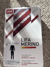 Helly Hansen Junior LIFA Set Black Multisport Baselayer Thermal Size 140/10