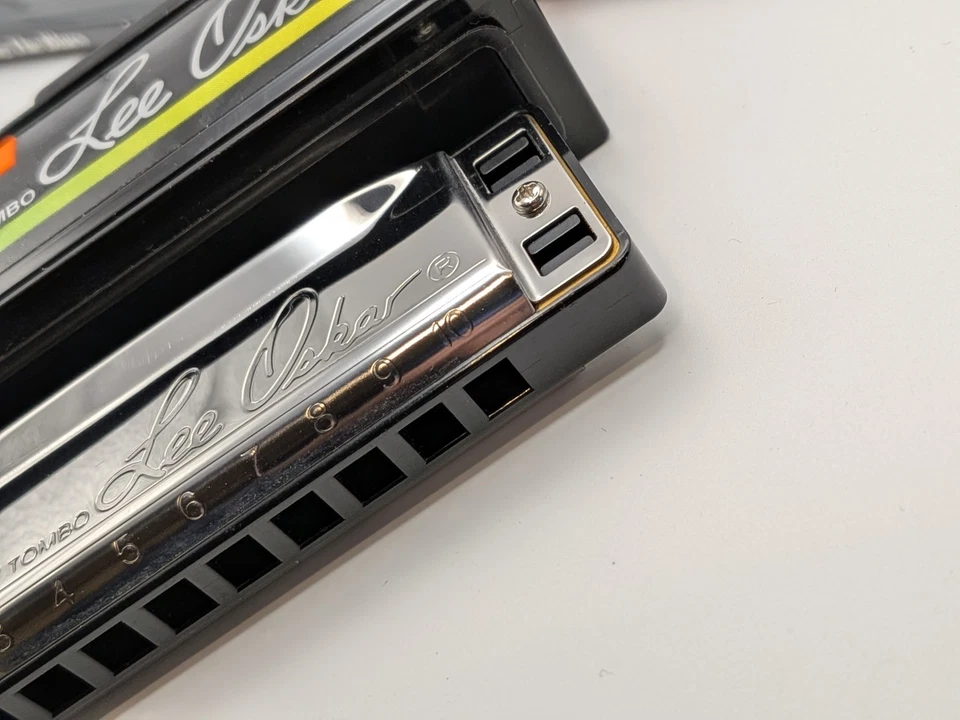 Lee Oskar Harmonica C Major Diatonic 1910C w/David Harp Bending The Blues How To - Image 4 of 4