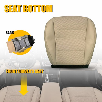 #ad #ad Driver Bottom Leather Perforated Seat Cover Tan For 2015 2019 Subaru Outback $38.94