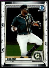 2020 Bowman Chrome Prospects Robert Puason Oakland Athletics #BCP-173