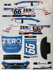 Custom 2025 Josh Bilicki 66 Zero Prostate 1/64 Scale NASCAR Peel Stick Decals